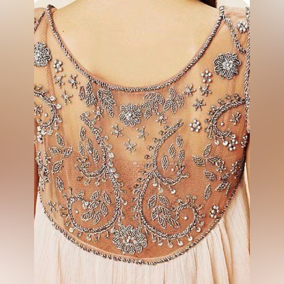 Free People Sunset Ombré Beaded Tunic Dress - Picture 4 of 16